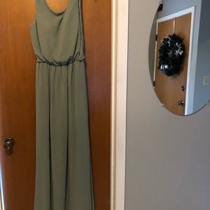 Kennedy Blue Sage Green Bridesmaid Dress.